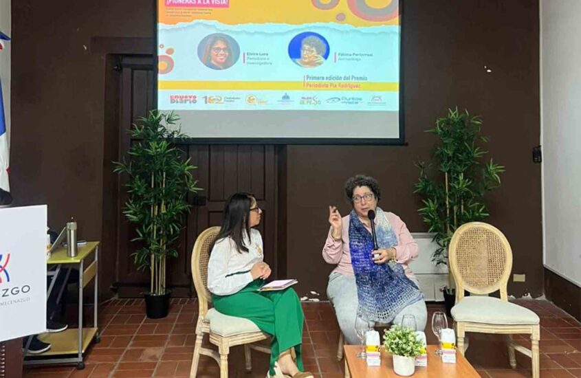 Antropóloga Fátima Portorreal recomienda estrategias para narrativas periodísticas que visibilicen mujeres pioneras en los territorios