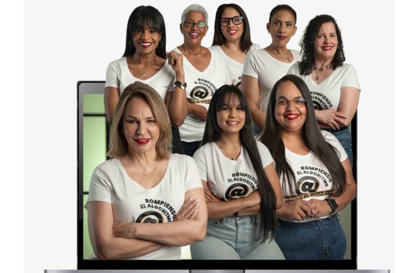 Periodistas, artistas y comunicadoras dominicanas unidas en campaña “Rompiendo el algoritmo” contra la violencia digital