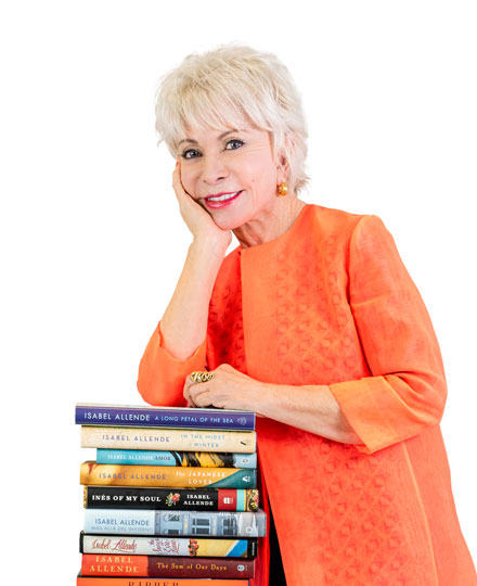 Imagen de la escritora chilena Isabel Allende.