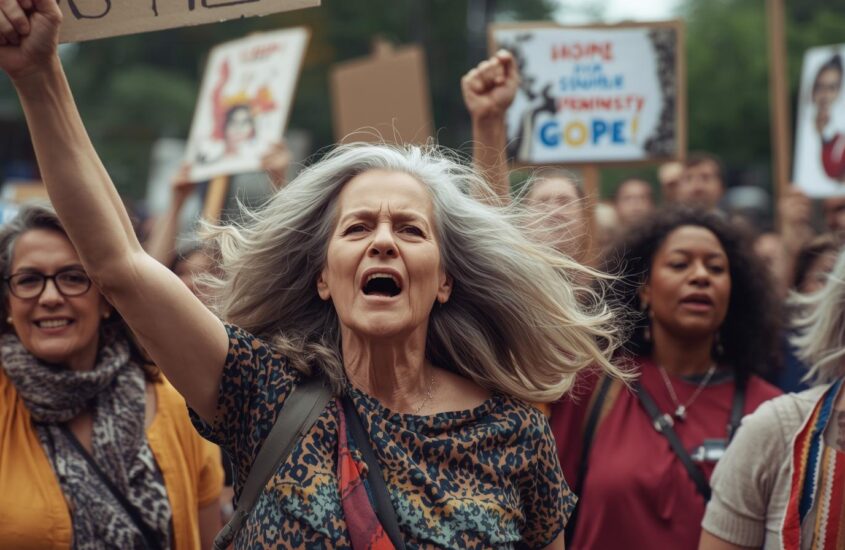 Agnieszka Bozanic y las canas en el movimiento feminista