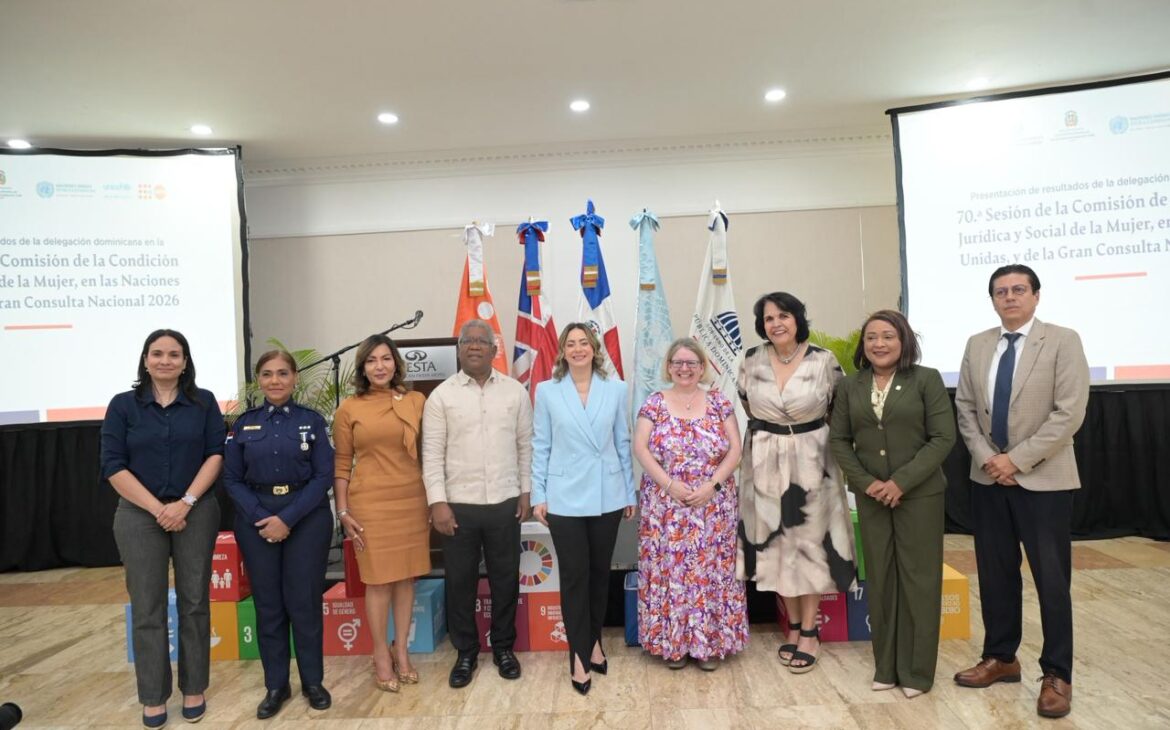 Autoridades encabezan la presentación de los resultados de la Consulta Nacional de las Mujeres y el liderazgo del país en la ONU.