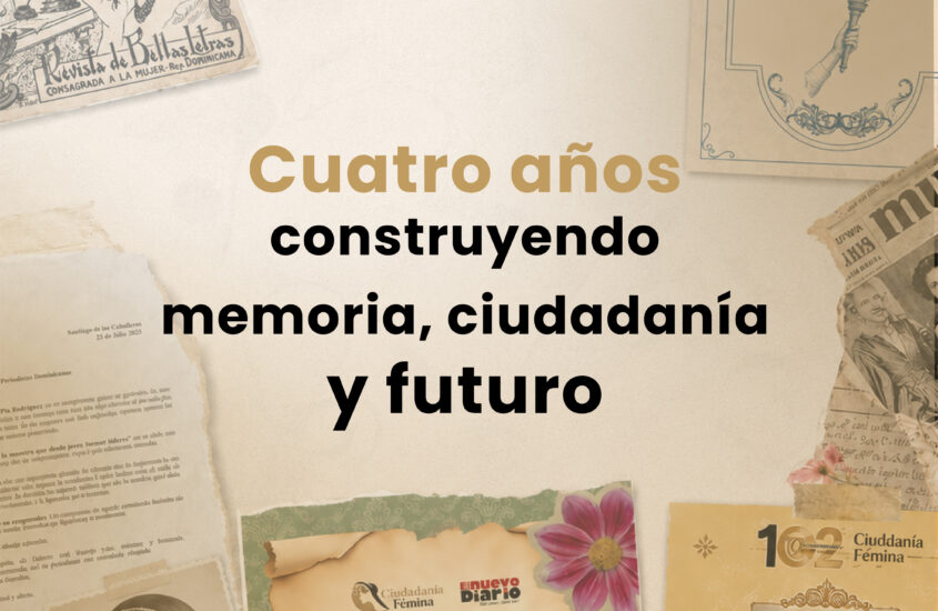 Ciudadanía Fémina cumple cuatro años: de una tesis doctoral a un movimiento que moviliza el feminismo dominicano