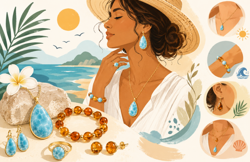 Entre piedras y sueños: las mujeres que dan nueva vida al larimar y al ámbar dominicano