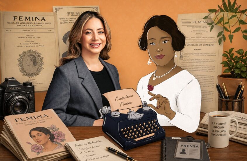 Mujeres en las noticias: el espejo roto del periodismo dominicano