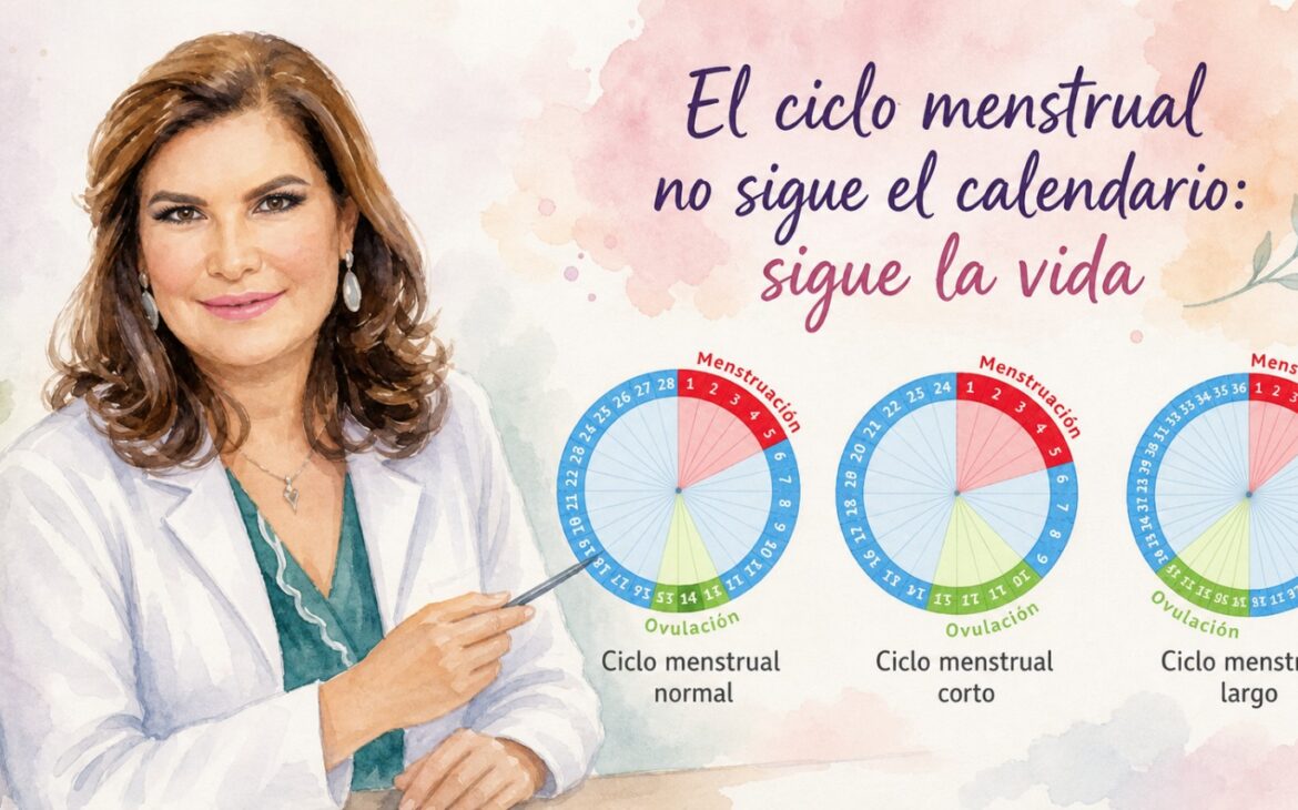 "Cuando el ciclo cambia, no siempre anuncia enfermedad. A veces cuenta la historia de un organismo que intenta adaptarse y recuperar el equilibrio", dice.