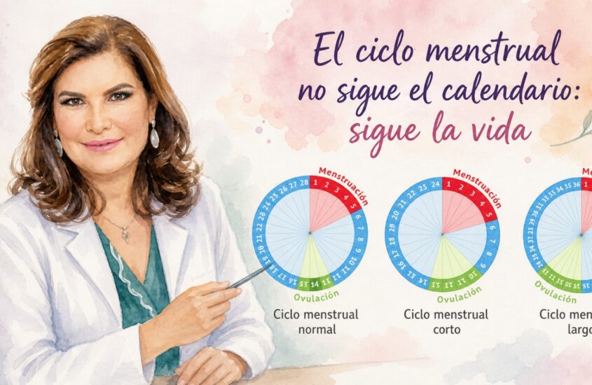 El ciclo menstrual no sigue el calendario: sigue la vida