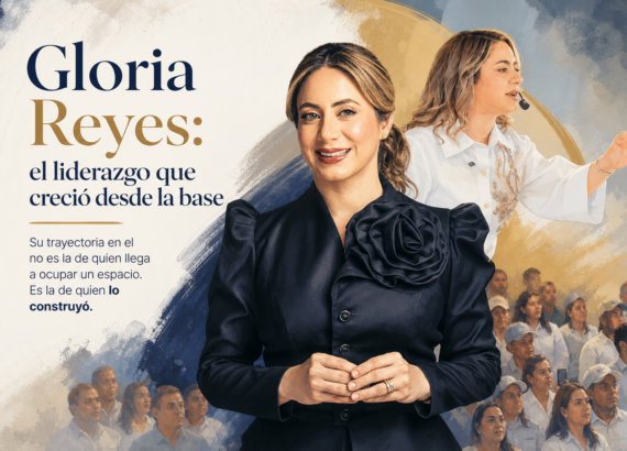 La trayectoria política de Gloria Reyes es su respaldo de sus aspiraciones. 