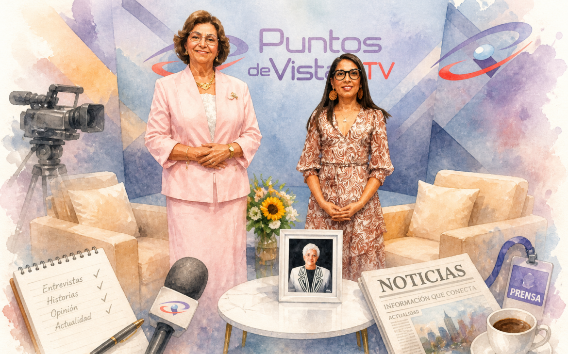 Entrevistada por Dania Goris, Lora Peña también destacó la importancia de que las nuevas generaciones cuenten con referentes del periodismo hecho por mujeres.