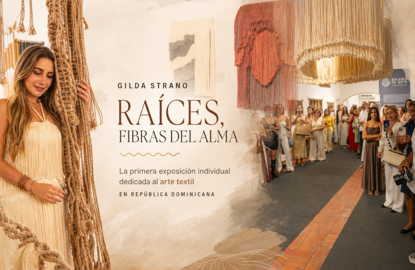 Gilda Strano marca un hito en el arte dominicano con “Raíces, fibras del alma”