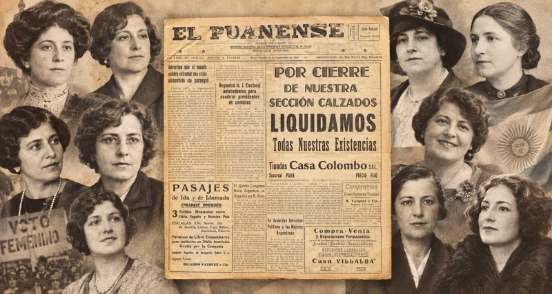 Recordamos a las pioneras del sufragismo de Argentina