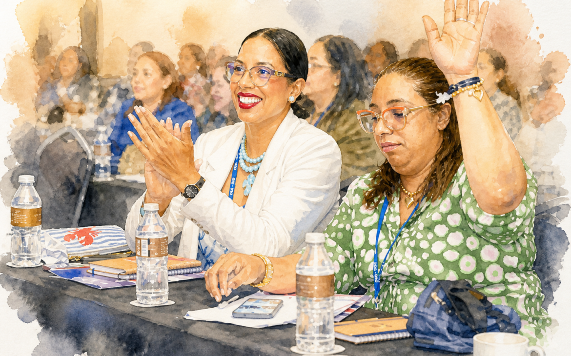 Mujeres políticas participantes en la Semana de la Paridad.