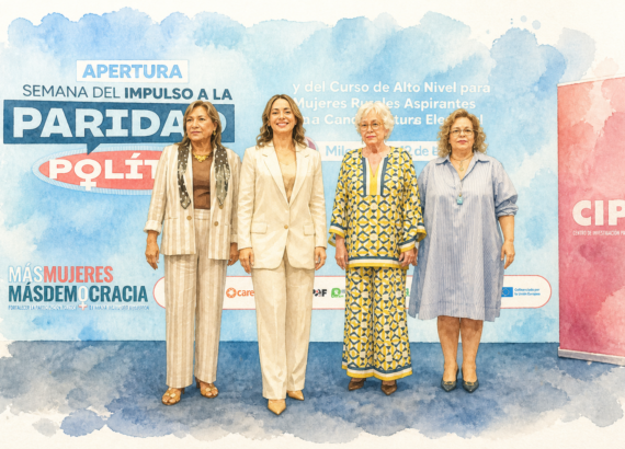 El curso llevó el nombre de Milagros Ortiz Bosch, primera mujer en ocupar la Vicepresidencia de la República, y ese nombre importa.