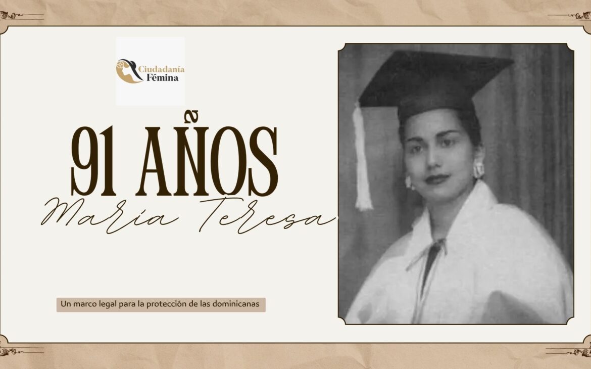 María Teresa Mirabal no debe ser recordada hoy, cuando cumpliría 91 años, como una víctima pasiva ni como una figura decorativa del altar patrio. Agrimensora, matemática, madre joven y militante activa del Movimiento Revolucionario 14 de Junio